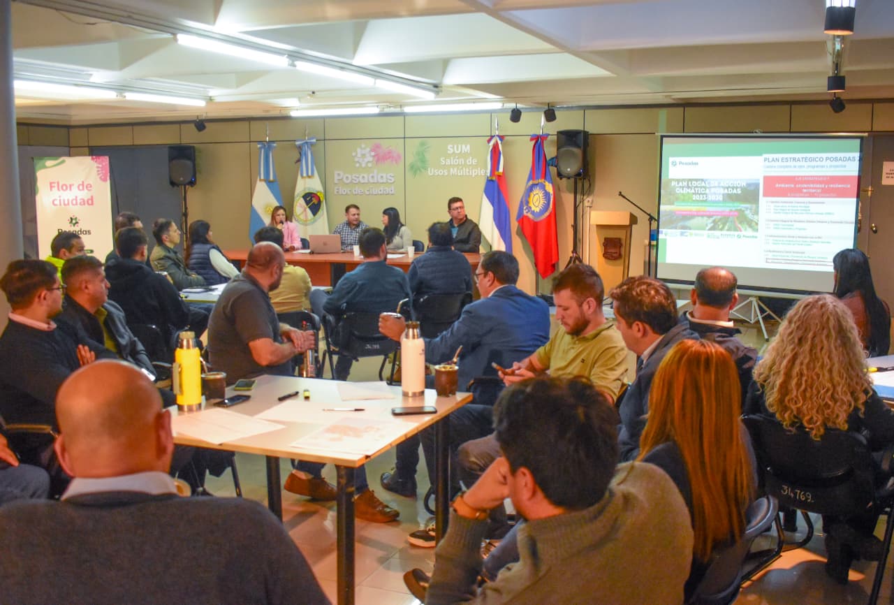 <p>Posadas avanza en la planificación y coordinación ante emergencias climáticas</p>